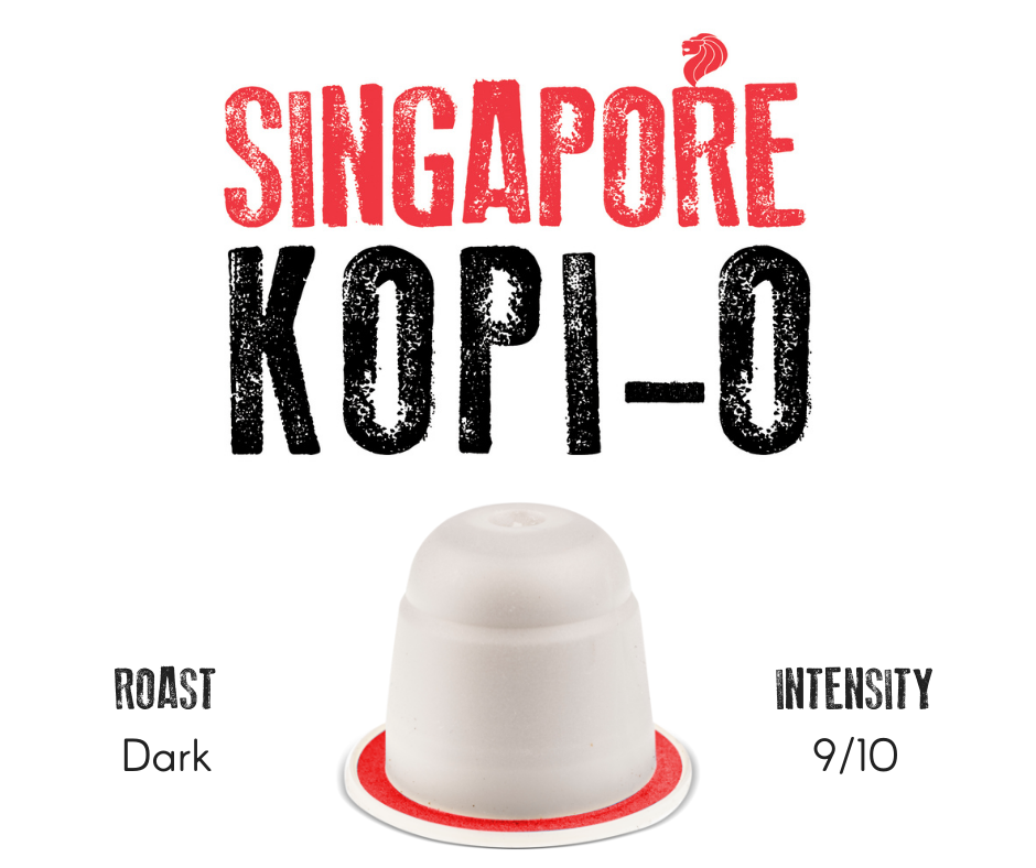 Singapore KOPI-O | 25 Compostable Nespresso® Compatible Capsules