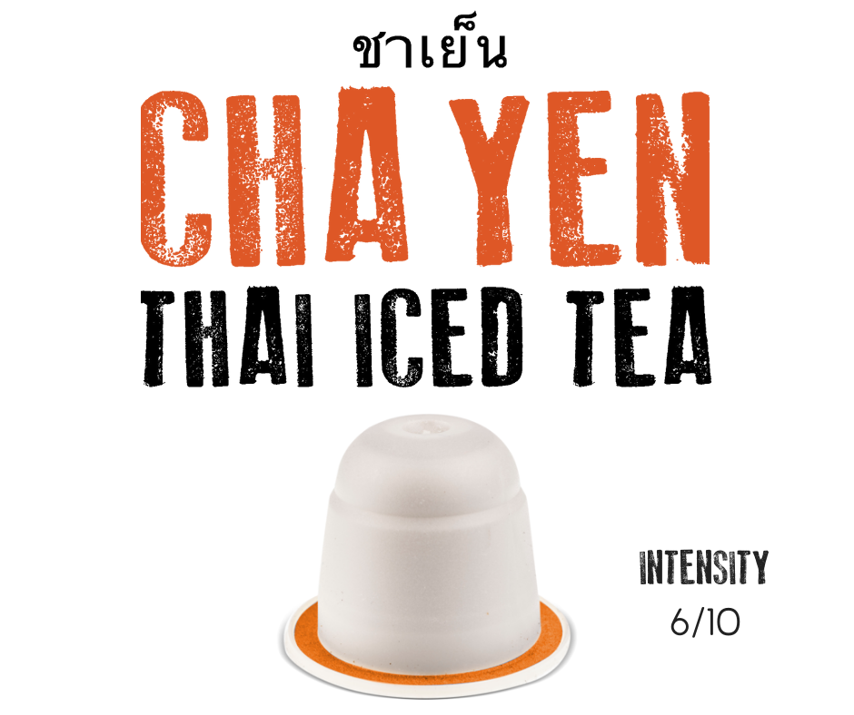 Cha Yen Thai Iced Tea | 25 Compostable Nespresso® Compatible Capsules